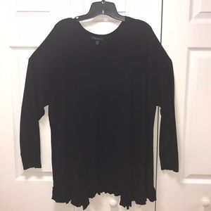 Lane Bryant Ruffle Hem Pullover Swearer 22/24